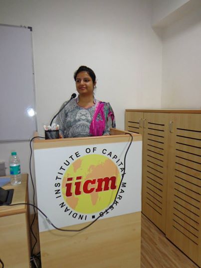 Ms Shivani Malhotra, Represents Chitkara University At Indian Institute Of Capital Markets, Mumbai 1 1506027_407431722693874_194773250_n