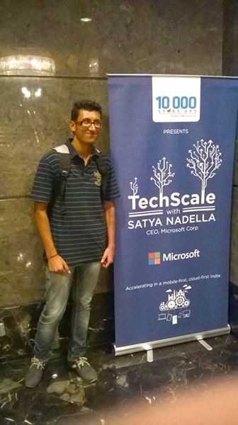Chitkara Student At Techscale Event Addressed By Satya Nadella 1 TechScale