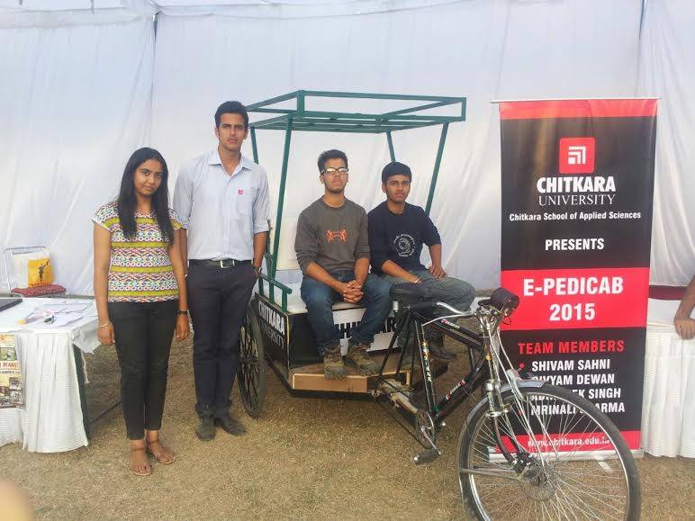 E-Pedicab Gets Chitkara Students Acknowledged For Their Efforts 1 Pedicab