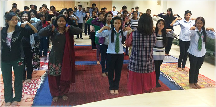 Dr Jyotsna Kaushal gives session on yoga, meditation to Bhutanese, Nepalese students