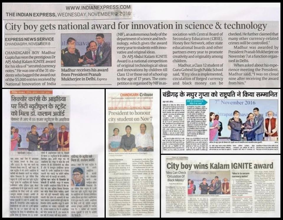 Madhur Gupta Gets Dr Apj Abdul Kalam Ignite Award From President Of India 1 Madhur-gupta