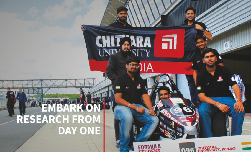 Embark on Research From Day one at Chitkara University