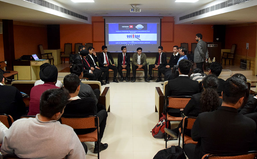 Group Discussions For The Ihm 6Th Sem Students Conducted By Chitkara Toastmasters International Club 1 group discussion Chitkara University