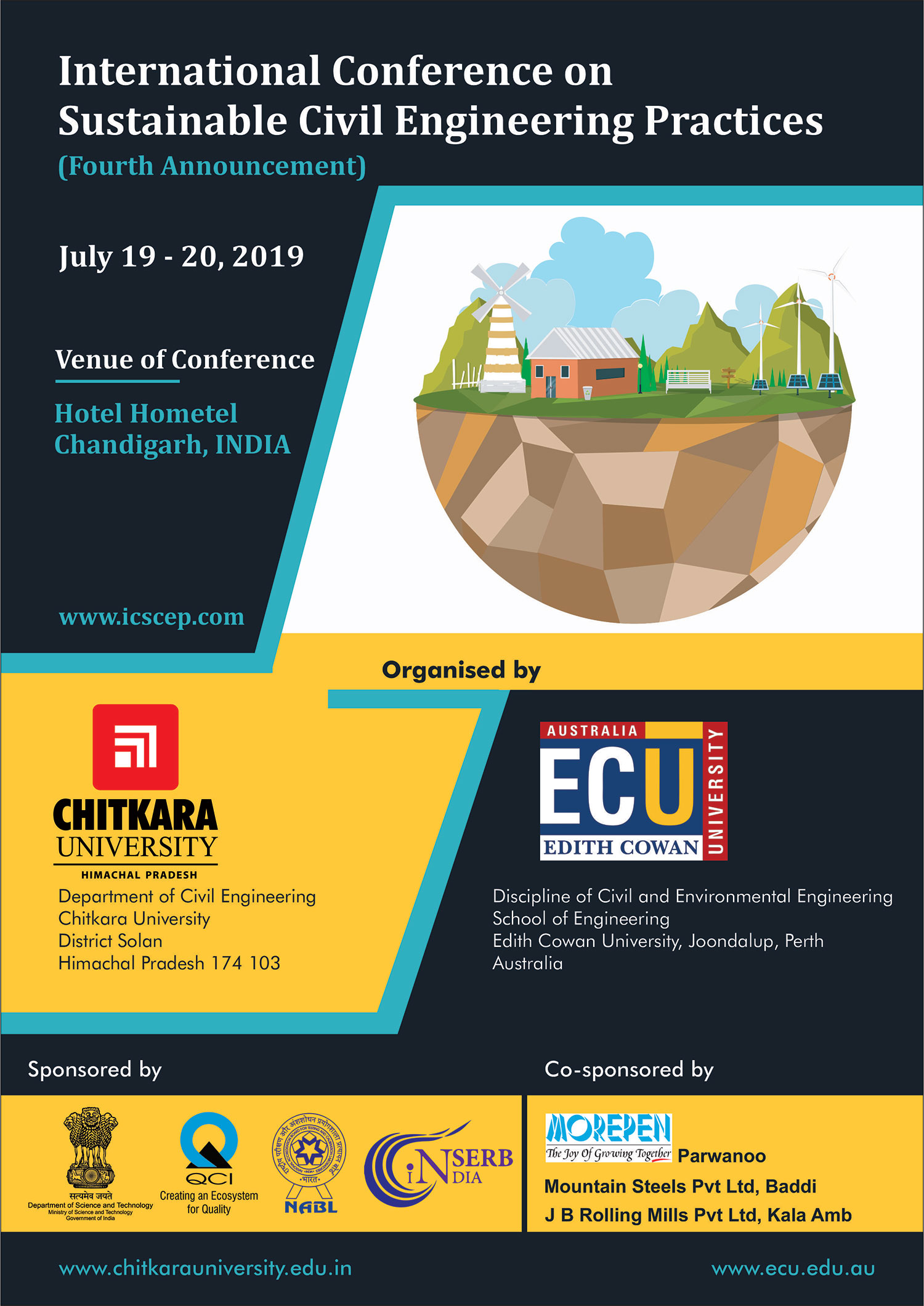 International Conference on Sustainable Civil Engineering Practices (ICSCEP) at Chitkara University
