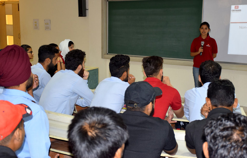 Chitkara School of Languages organises Toastmaster event 'Flip' for the