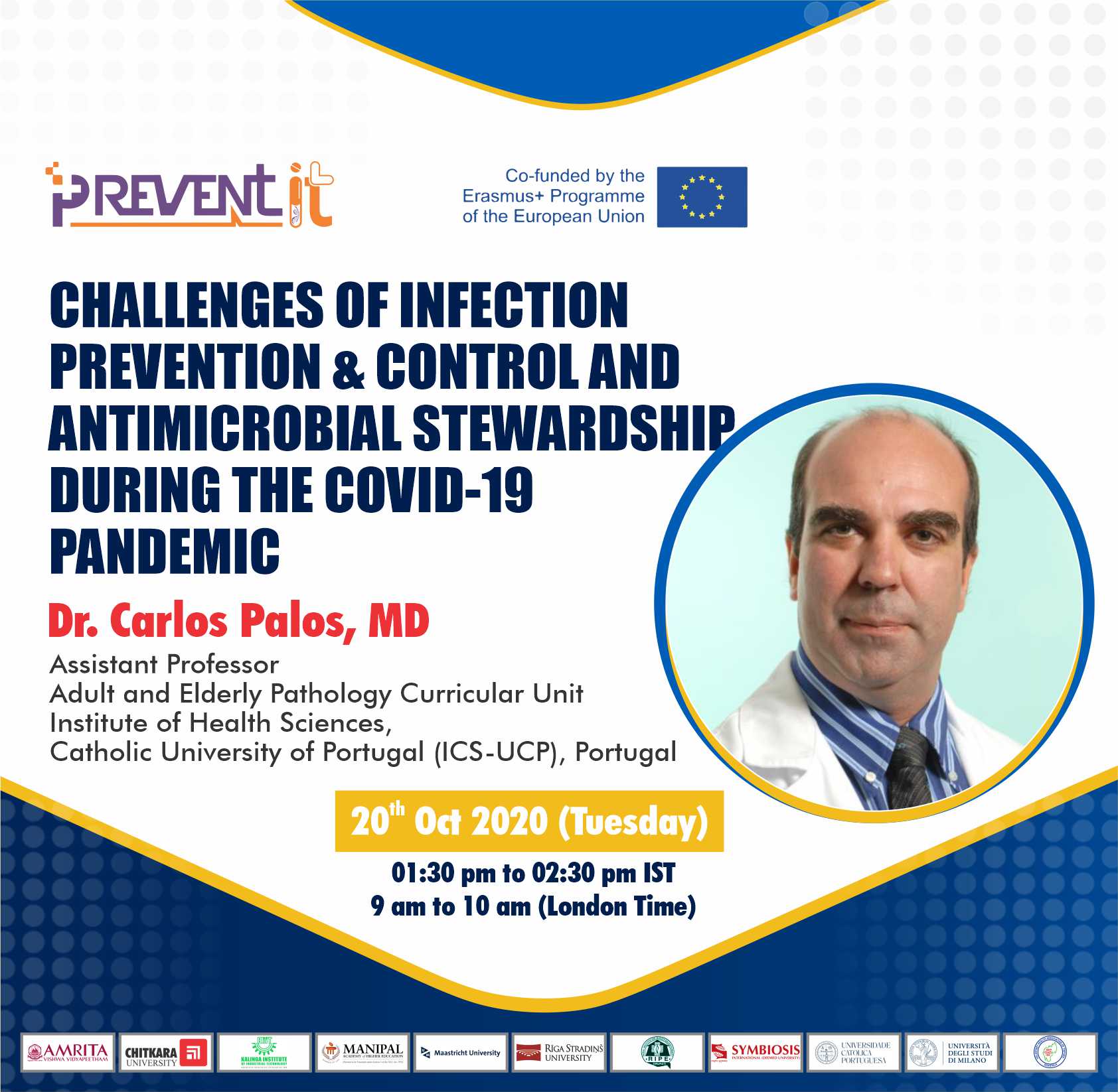 Challenges of Infection Prevention & Control during the COVID-19 pandemic.