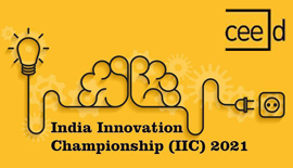 National Level India Innovation Championship (IIC) 2021 by CEED, Chitkara University.