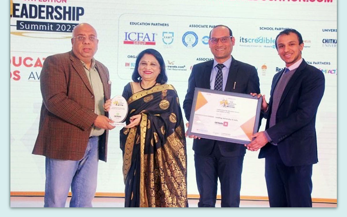 Leading University in India banner Chitkara University