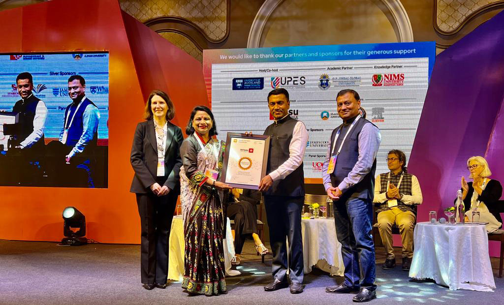 Certificate Of Completion Earned For Digital Maturity Framework From Qs 1 Framework by QS banner 1 Chitkara University