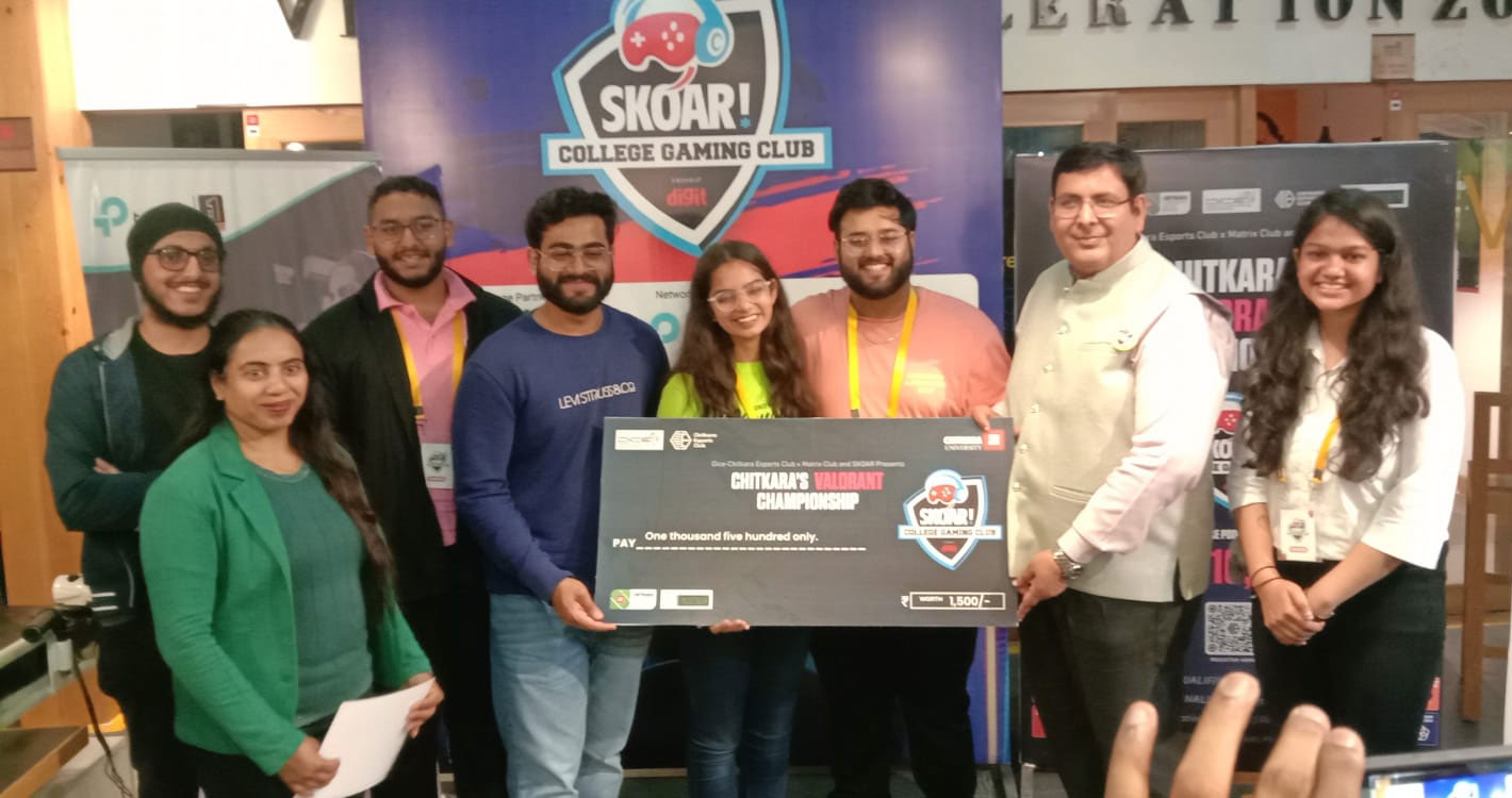 Valorant tournament banner Chitkara University