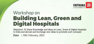 Workshop banner with healthcare graphics