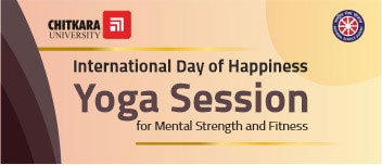 International Day of Happiness Yoga Session-Chitkara University