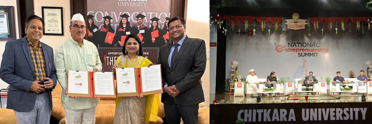 MoU inked with Agri Tourism Development - Chitkara University