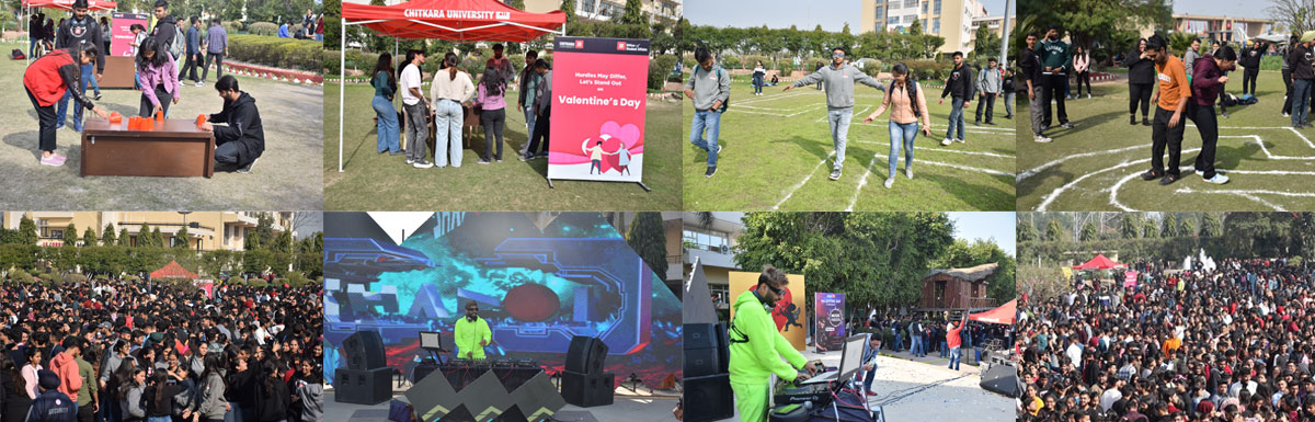 Chitkara University'S Office Of Student Affairs Hosts Successful Valentine'S Day Celebration Fostering Community And Camaraderie 1 Valentines Day Celebration banner Chitkara University