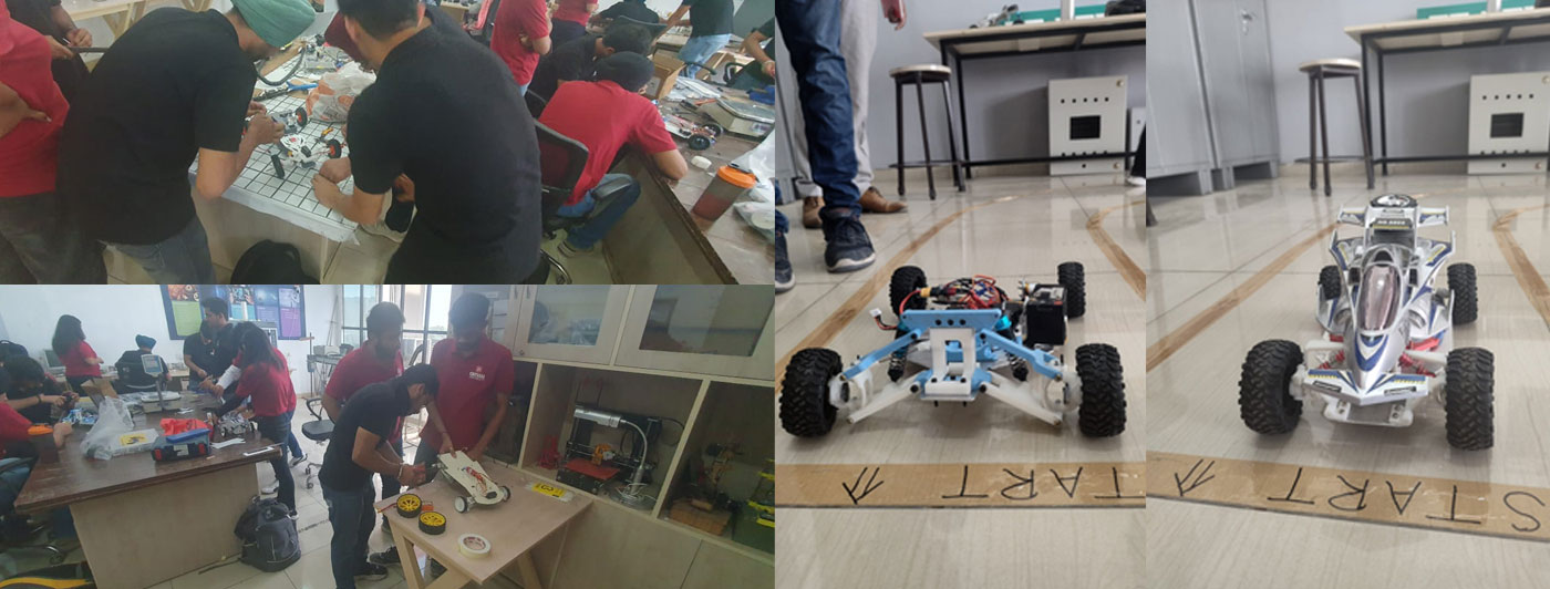 Remote Control Car Racing - Chitkara University