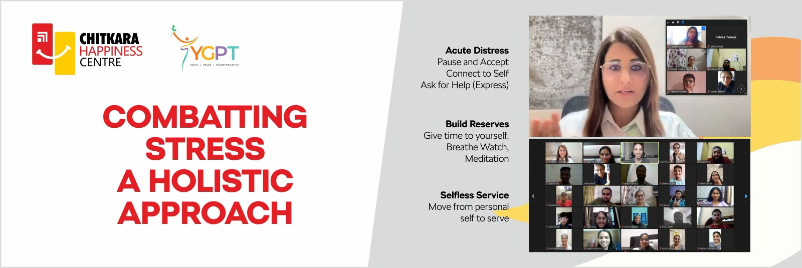 combat stress holistically - Chitkara University