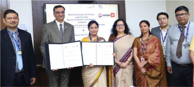 Landmark MOU Signing - Chitkara University