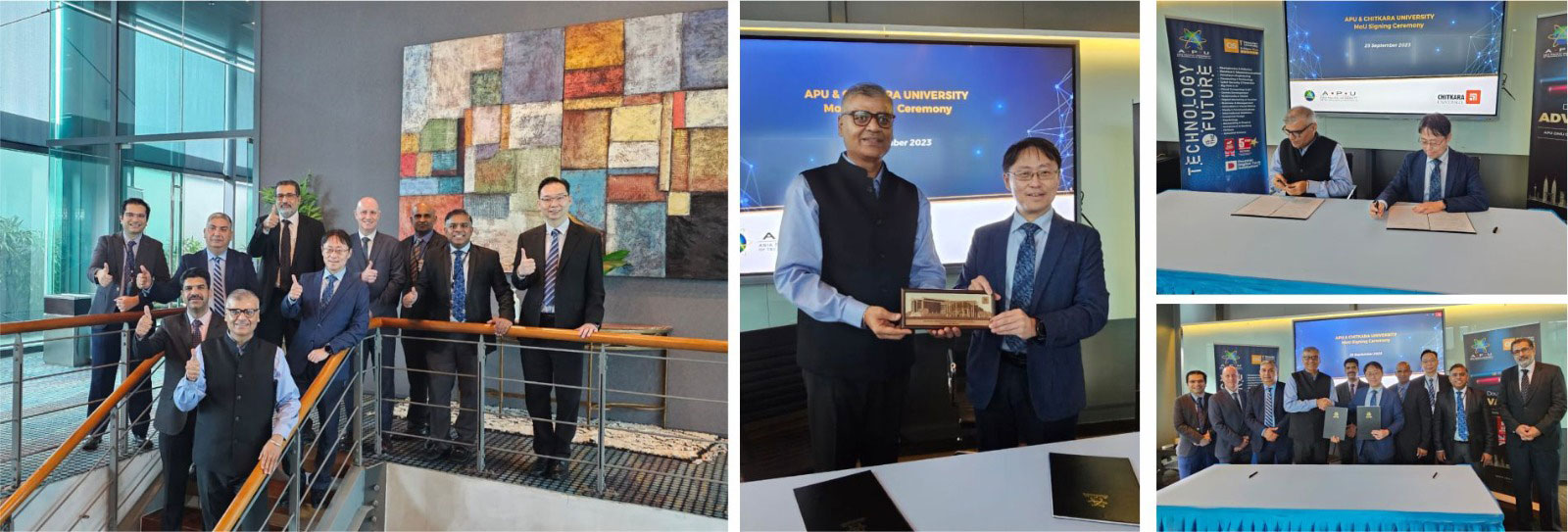 MoU represents a step forward for Chitkara University and Asia Pacific University