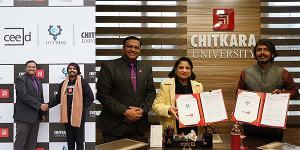 CEED Signs MoU with Technology Innovation - Chitkara University