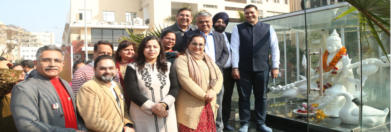 Chitkara University Commemorates Basant Panchami banner Chitkara University