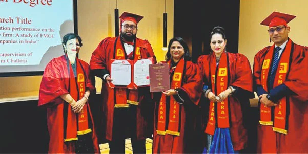 PhD for FMCG Distribution Study - Chitkara University