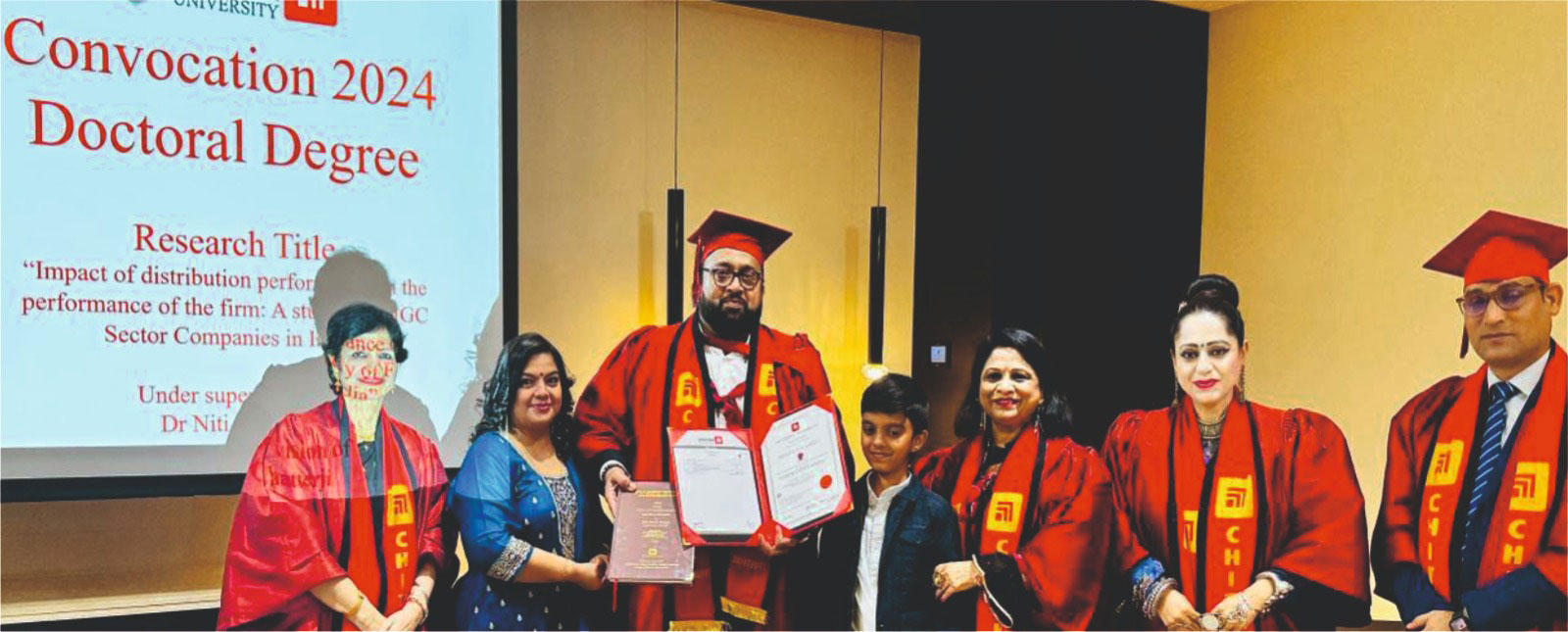 PhD for FMCG Distribution Study - Chitkara University