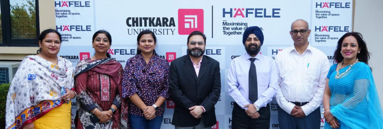 Hafele India Pvt Ltd. for Strategic Collaboration - Chitkara University