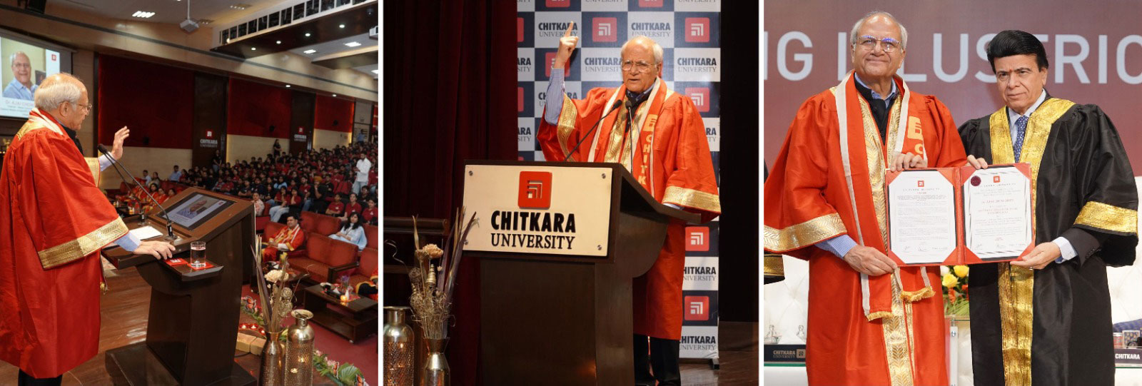 Chitkara University Honours Dr. Ajai Chowdhry