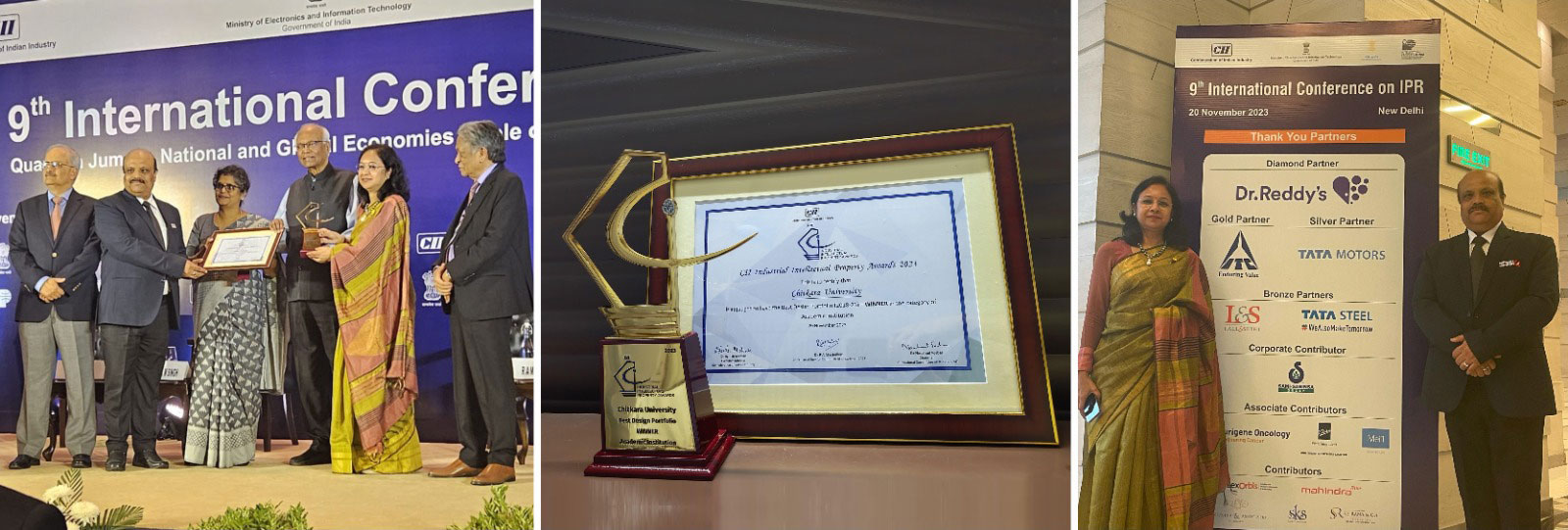 CII Awards 2023 banner Chitkara University