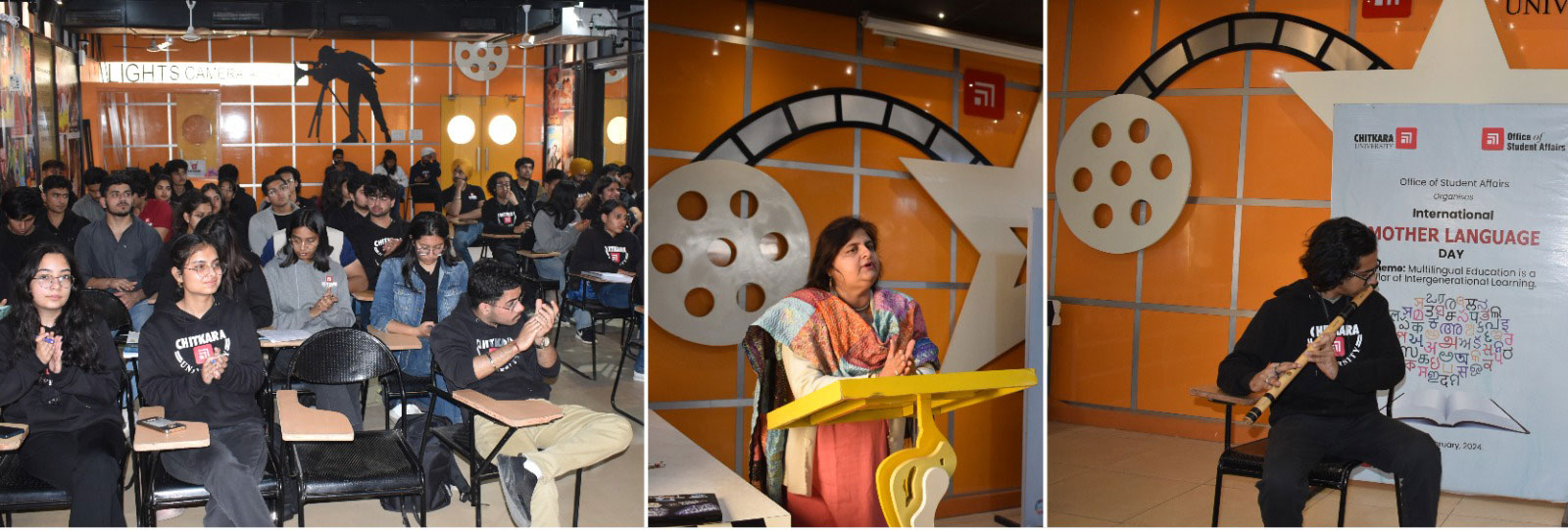 International Mother Language Day banner Chitkara University