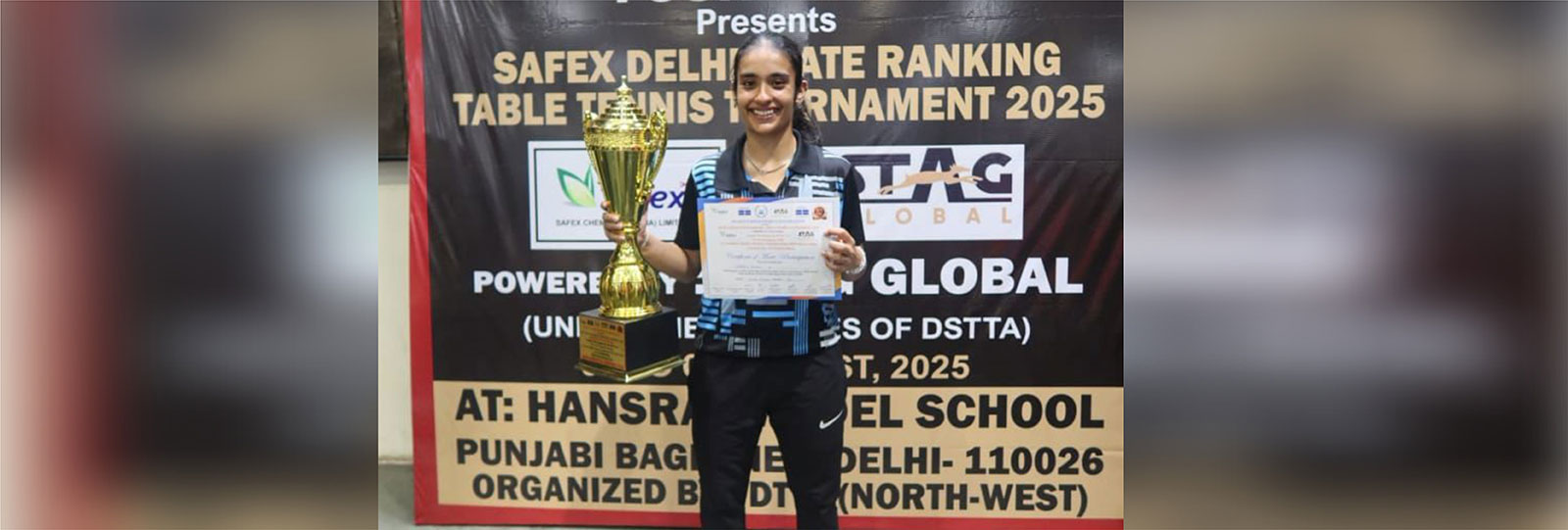 Delhi State Ranking Table Tennis