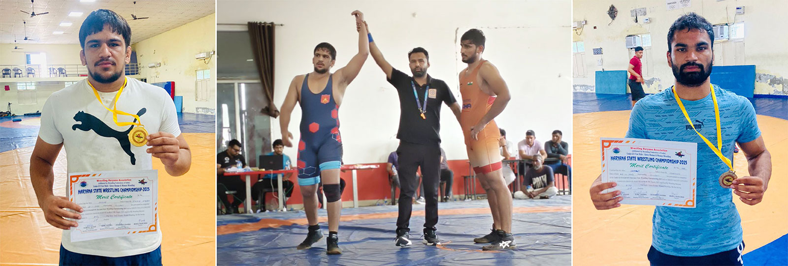 Haryana State Wrestling bannerjpg Chitkara University