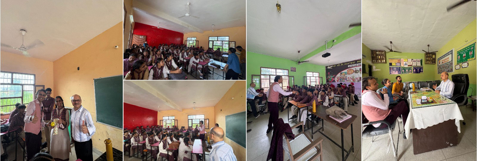 Joyful Learning to Govt Senior Secondary School banner Chitkara University
