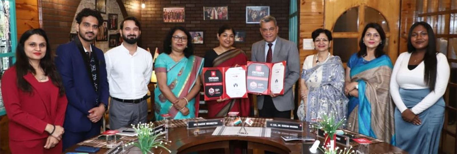 Chitkara University signs MoU with Mindlogs Psychological Services for academic collaboration in psychology and counselling