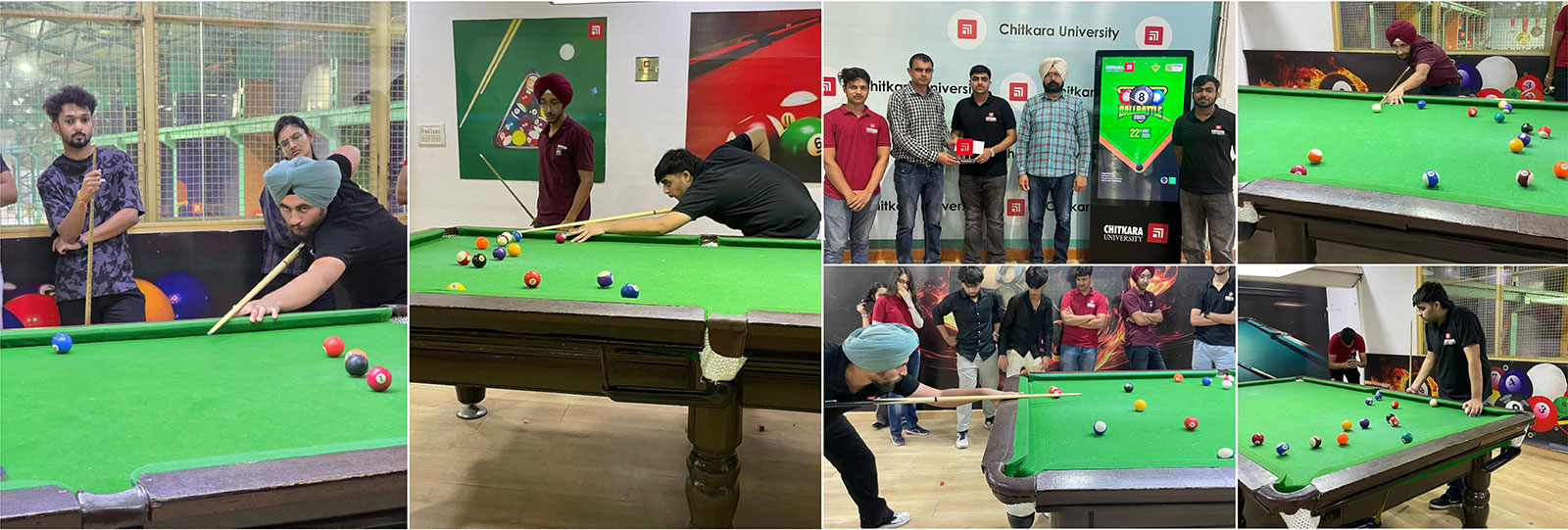 Pool Ballbattle banner Chitkara University