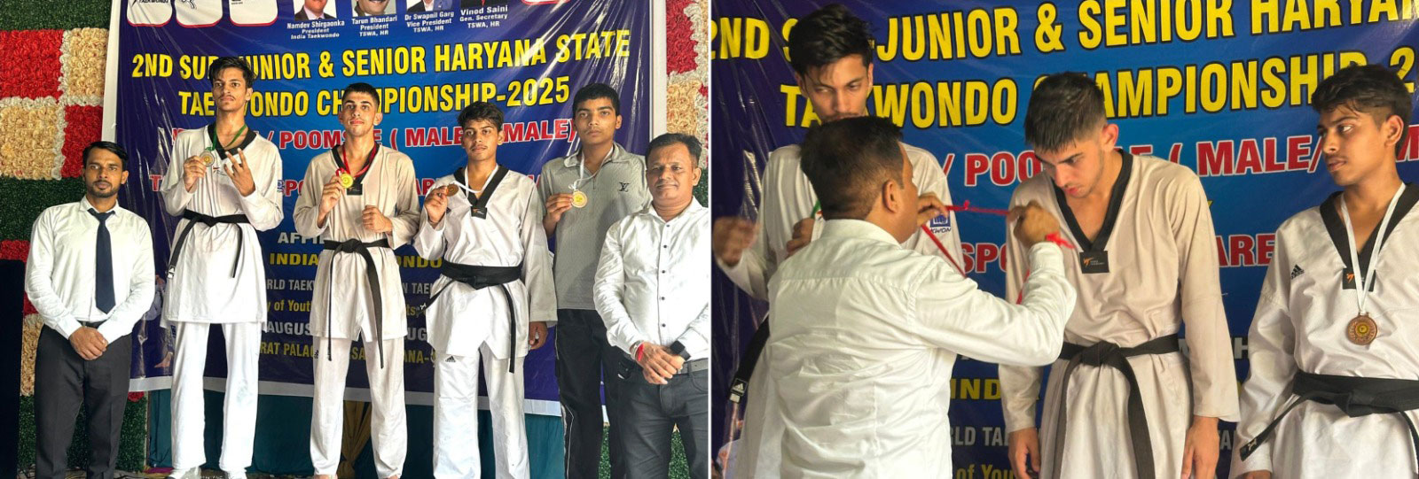 Taekwondo Championship banner Chitkara University