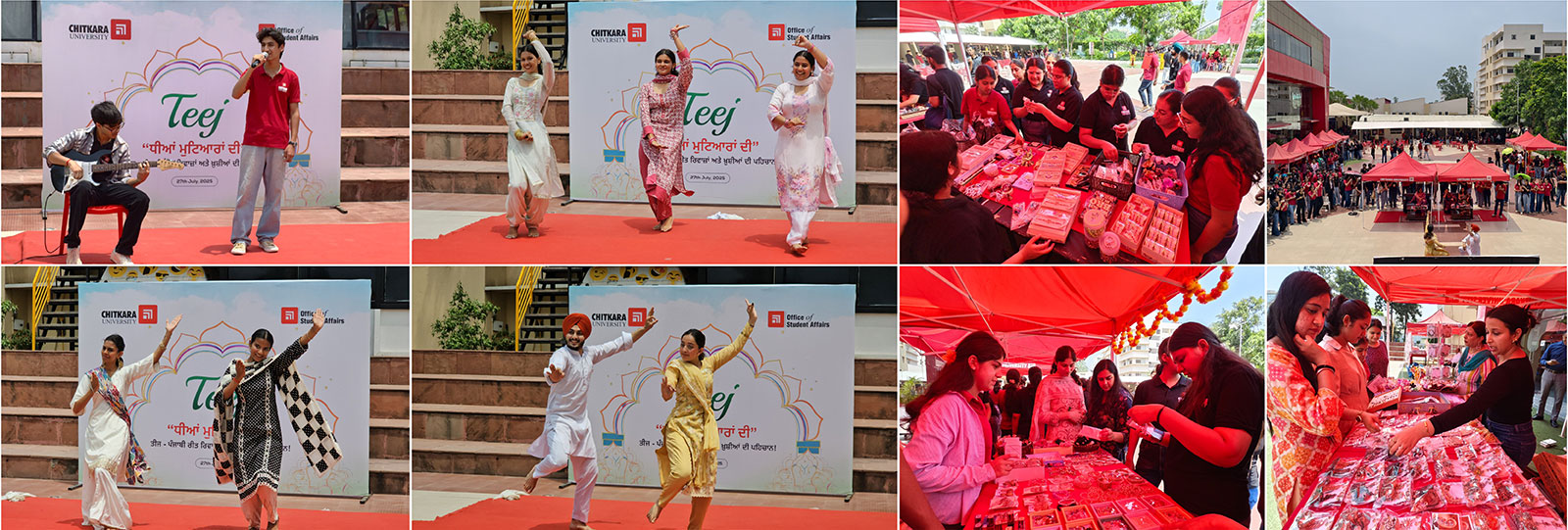 Teej banner Chitkara University