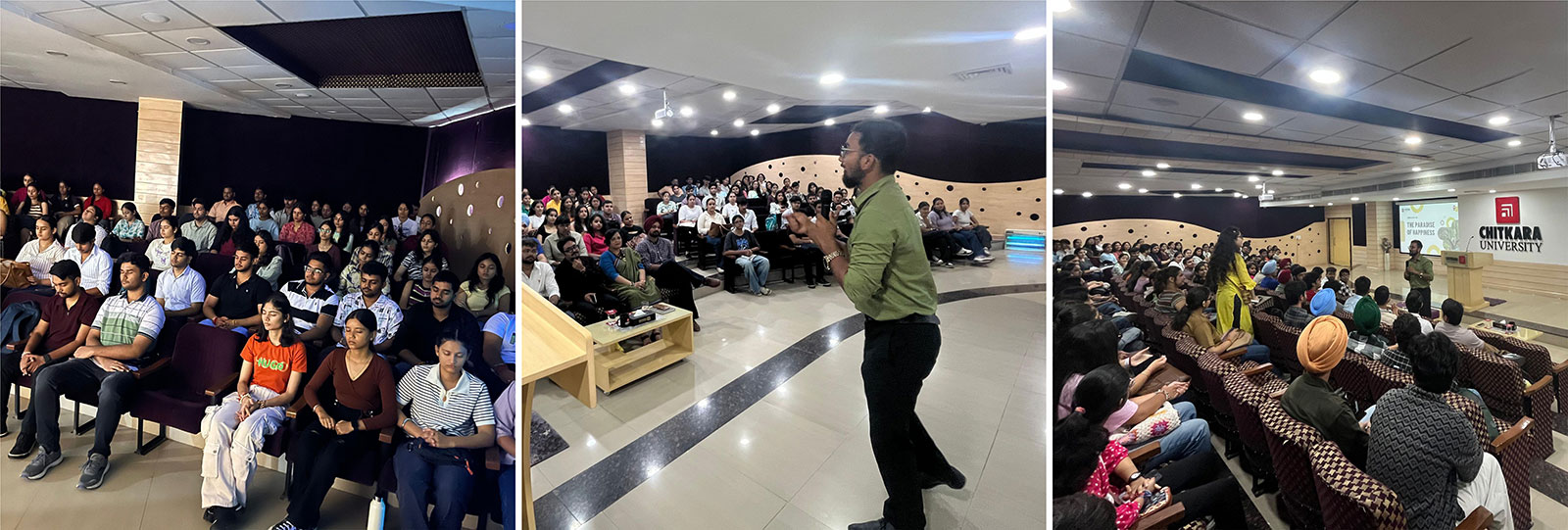 DESIGN YOUR HAPPINESS banner Chitkara University