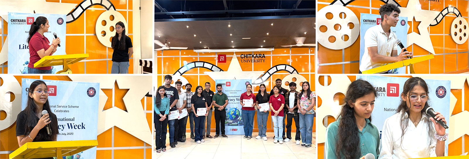 International Literacy Week banner Chitkara University