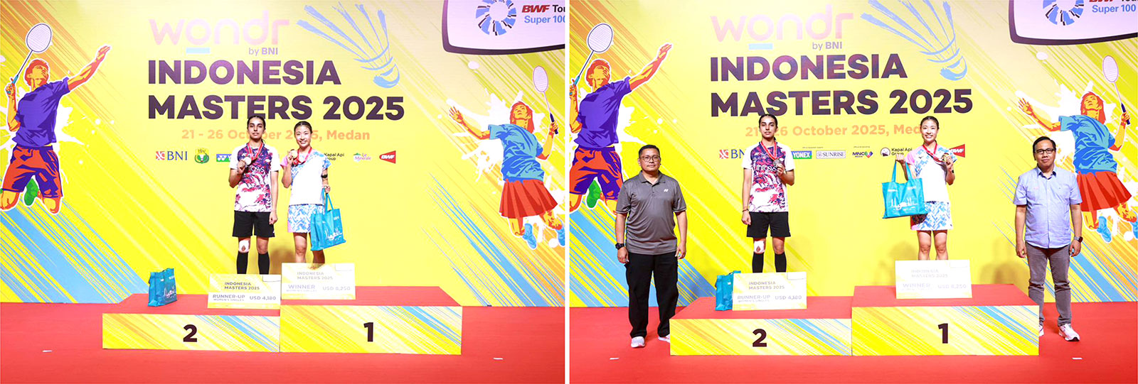 Women Singles at WONDR banner Chitkara University